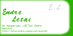endre letai business card